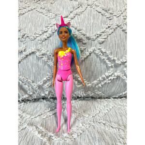 Barbie Dreamtopia Unicorn Doll With Blue & Pink Hair, Removable Headband